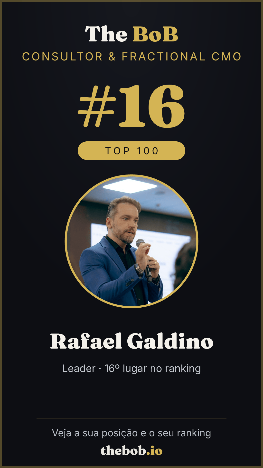 Selo The BoB · Rafael Galdino