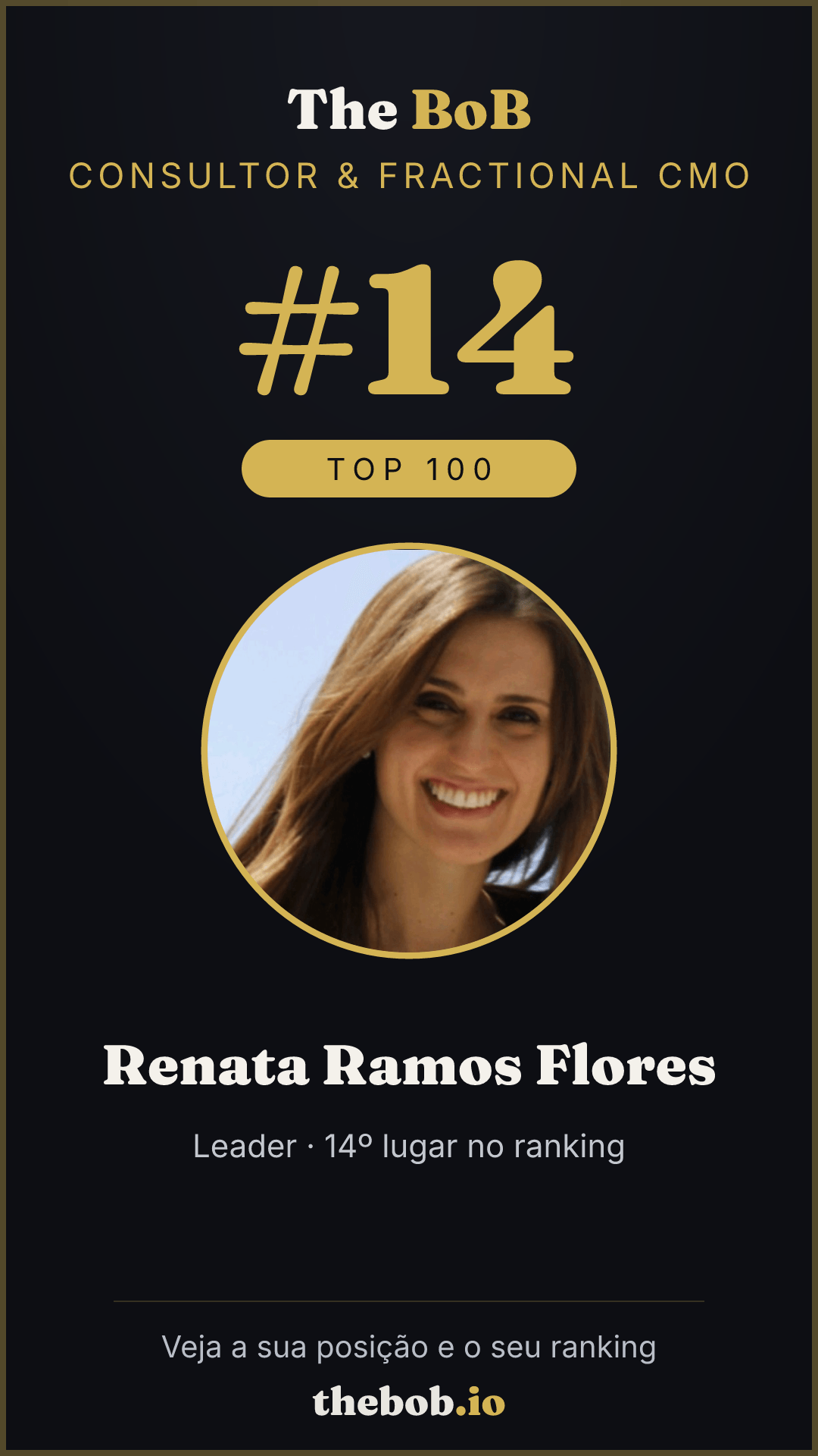 Selo The BoB · Renata Ramos Flores