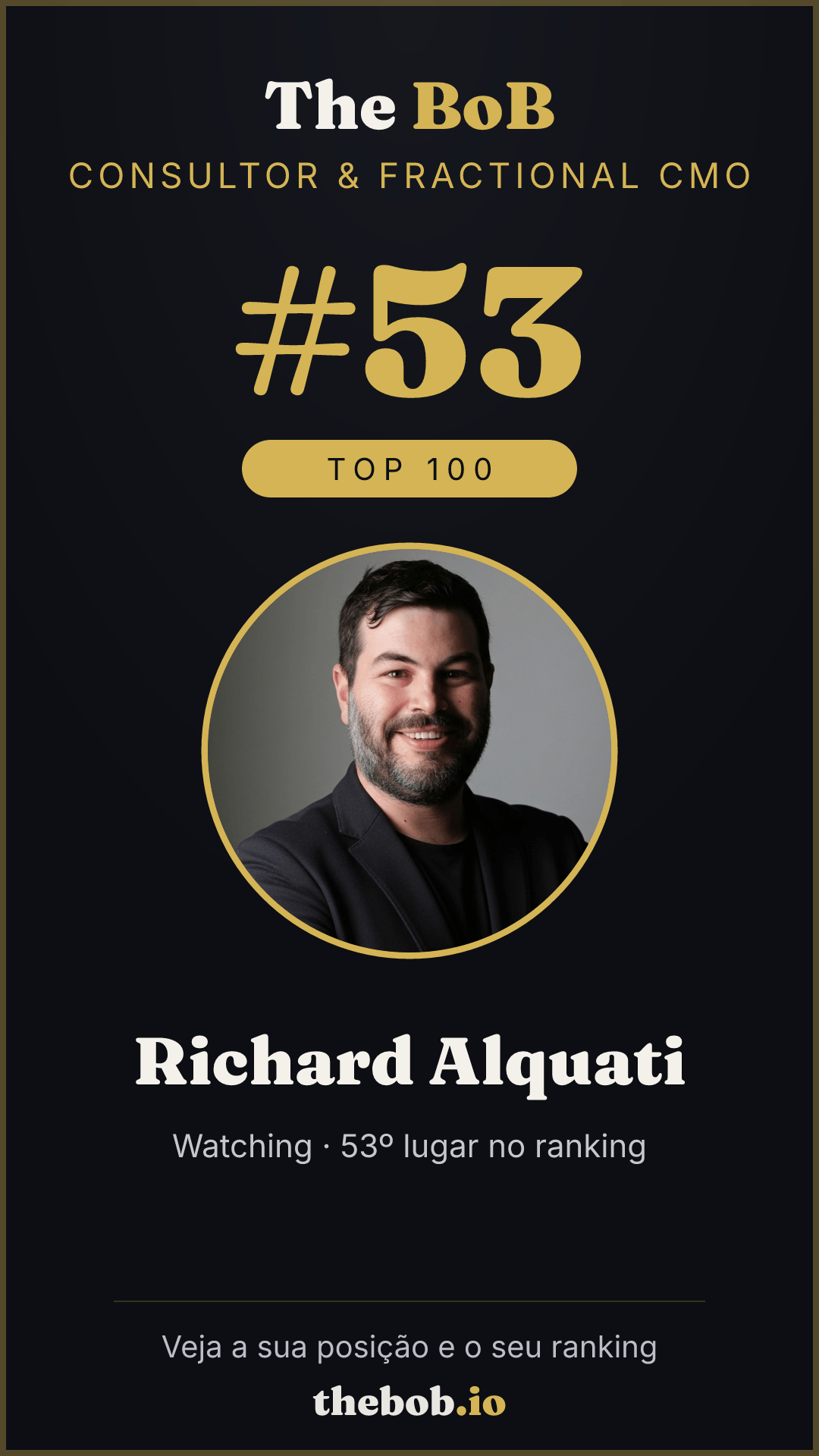 Selo The BoB · Richard Alquati