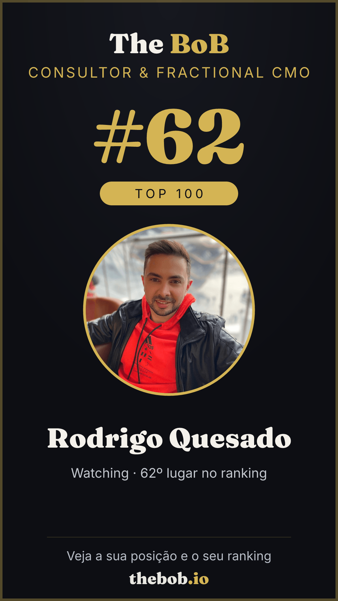 Selo The BoB · Rodrigo Quesado