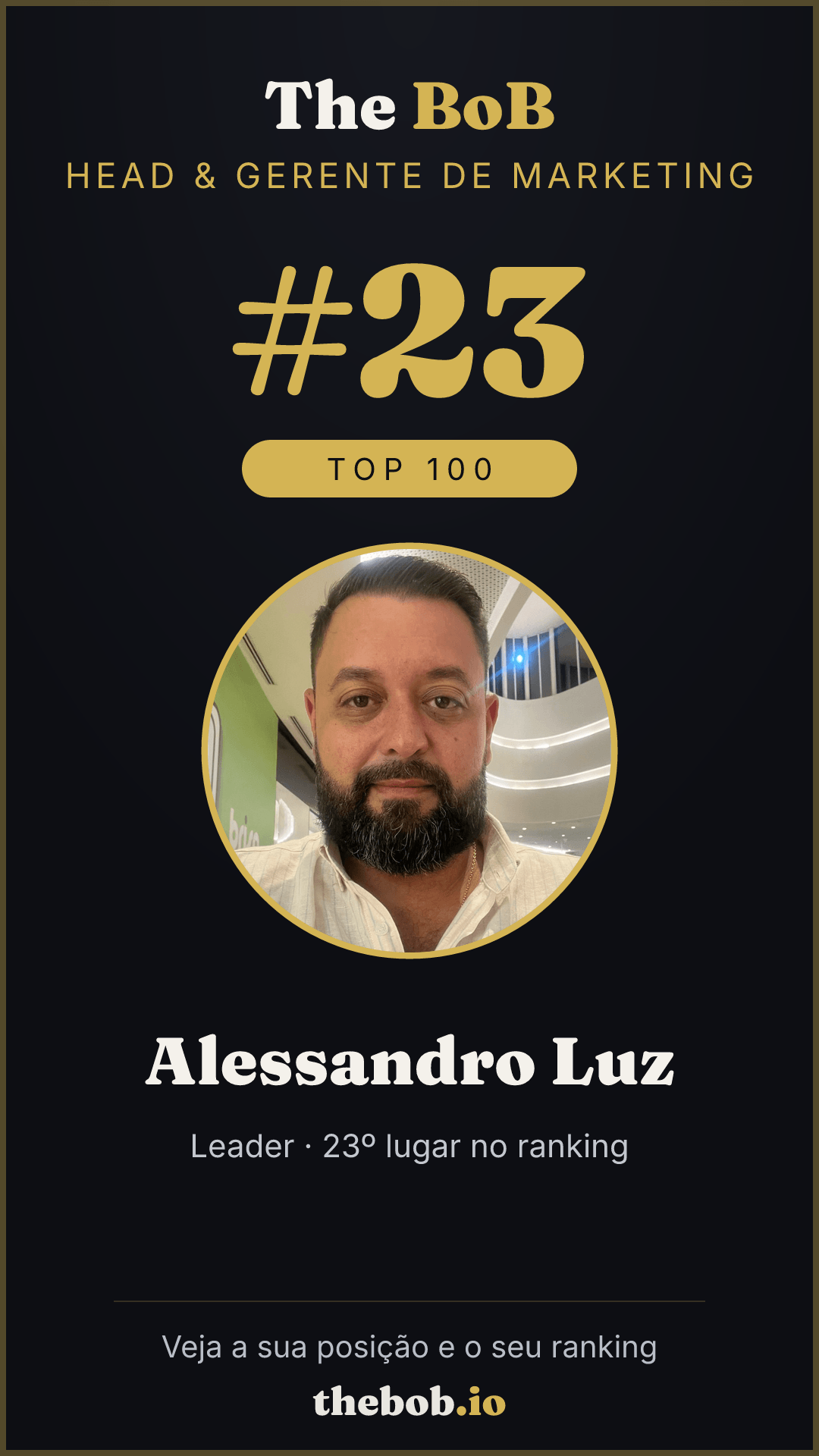 Selo The BoB · Alessandro Luz