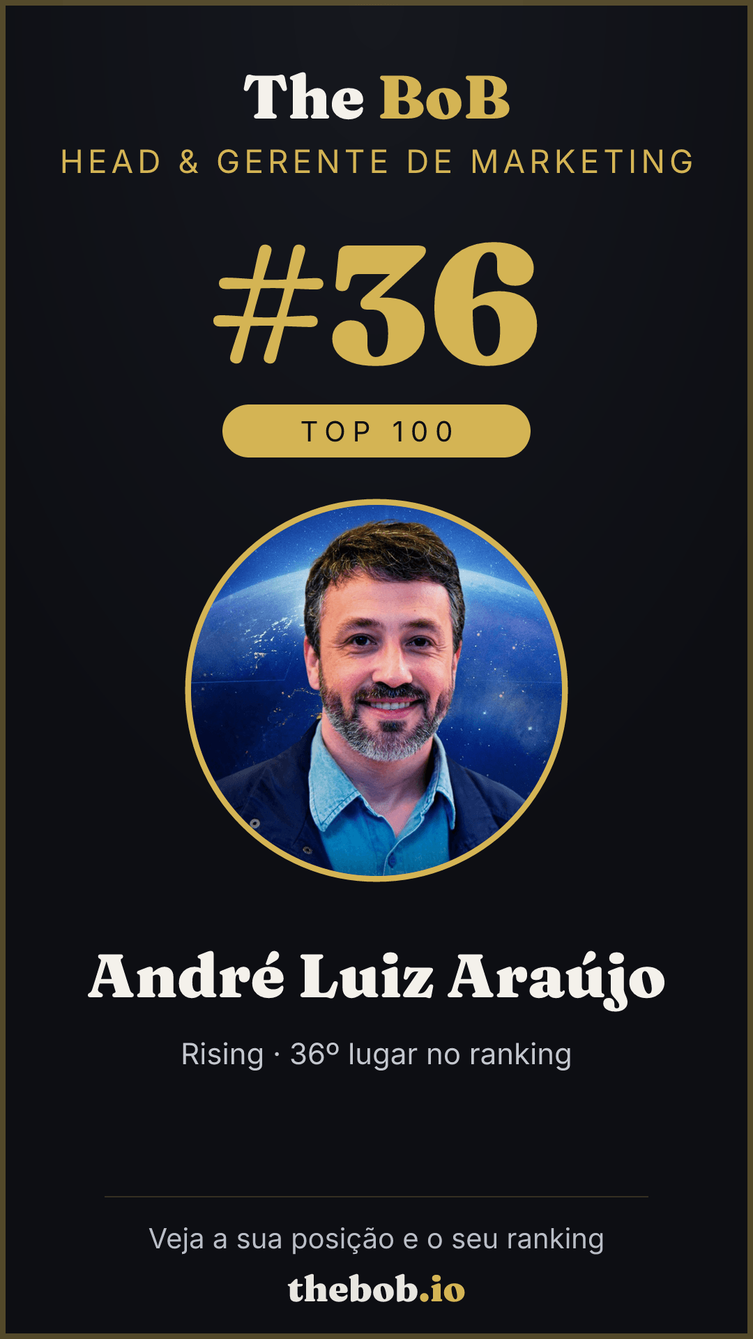 Selo The BoB · André Luiz Araújo