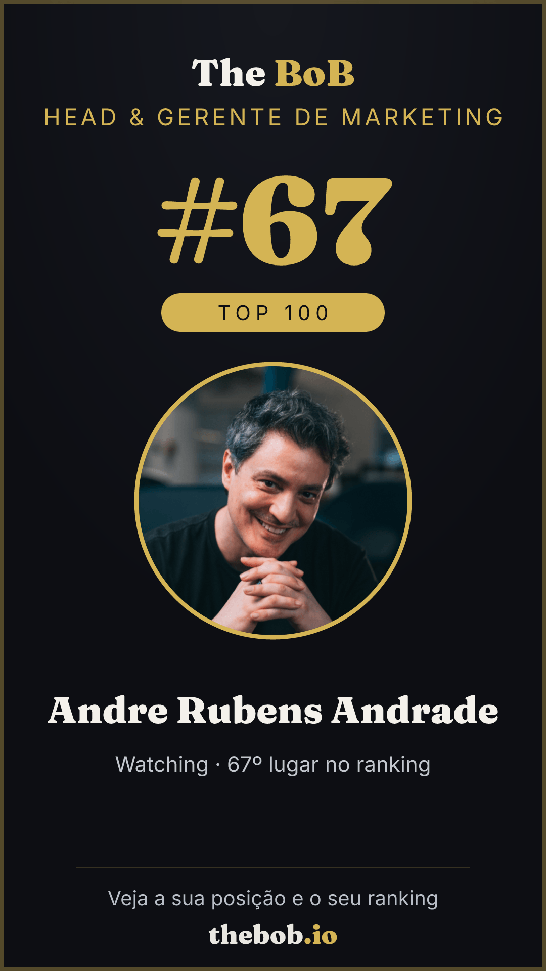 Selo The BoB · Andre Rubens Andrade