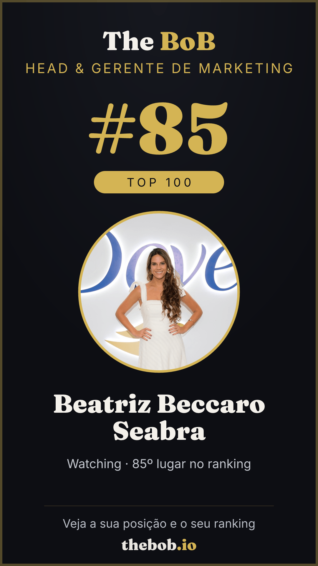 Selo The BoB · Beatriz Beccaro Seabra