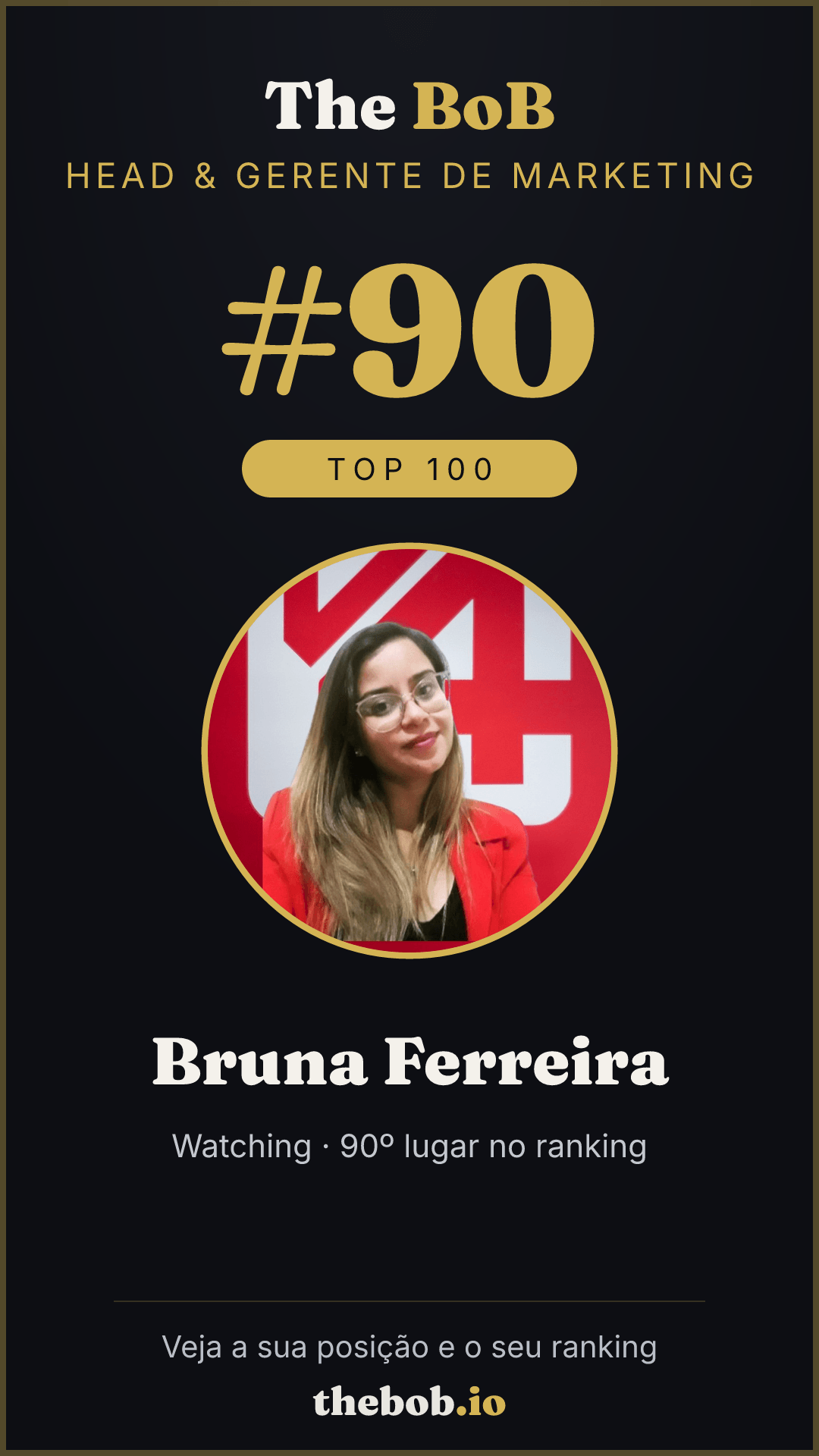 Selo The BoB · Bruna Ferreira