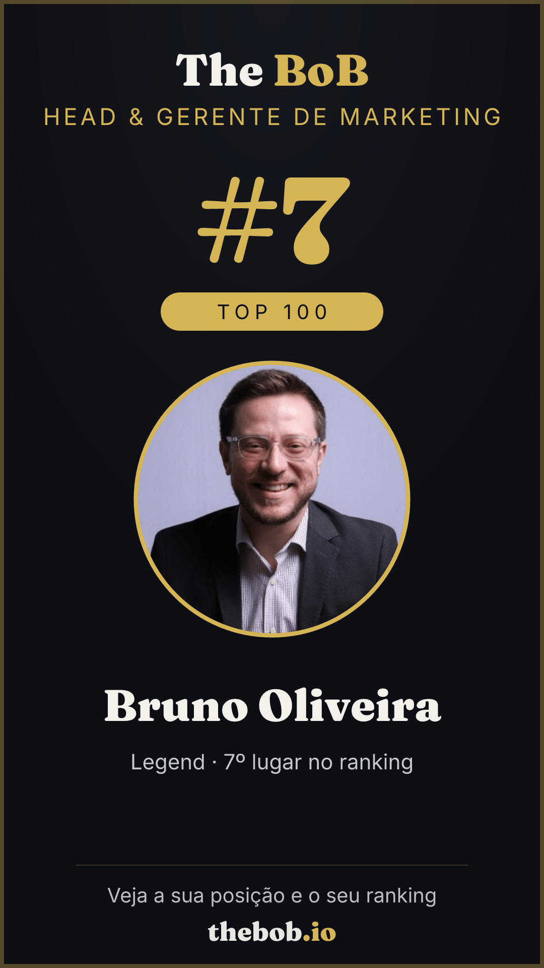Selo The BoB · Bruno Oliveira