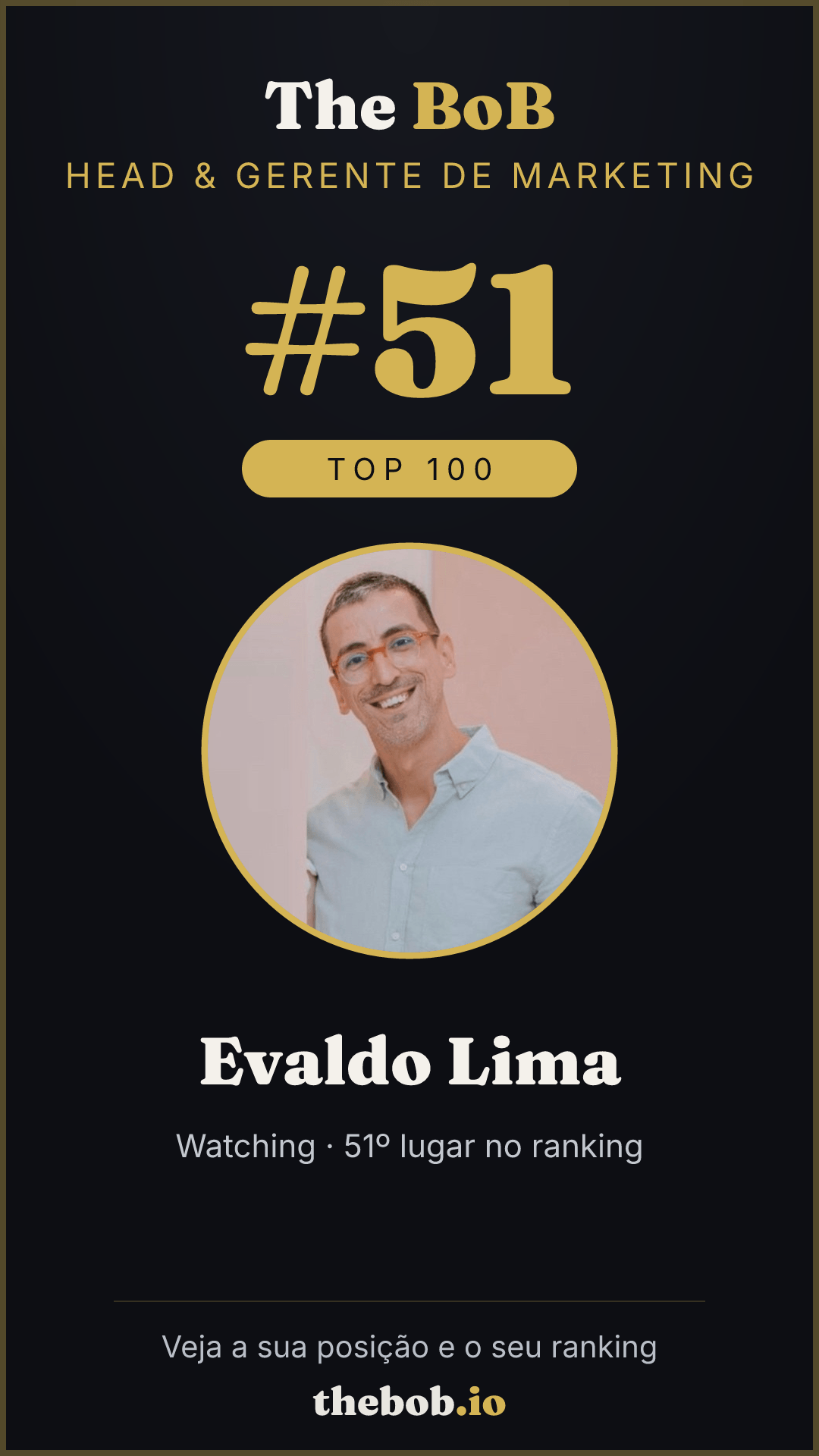 Selo The BoB · Evaldo Lima