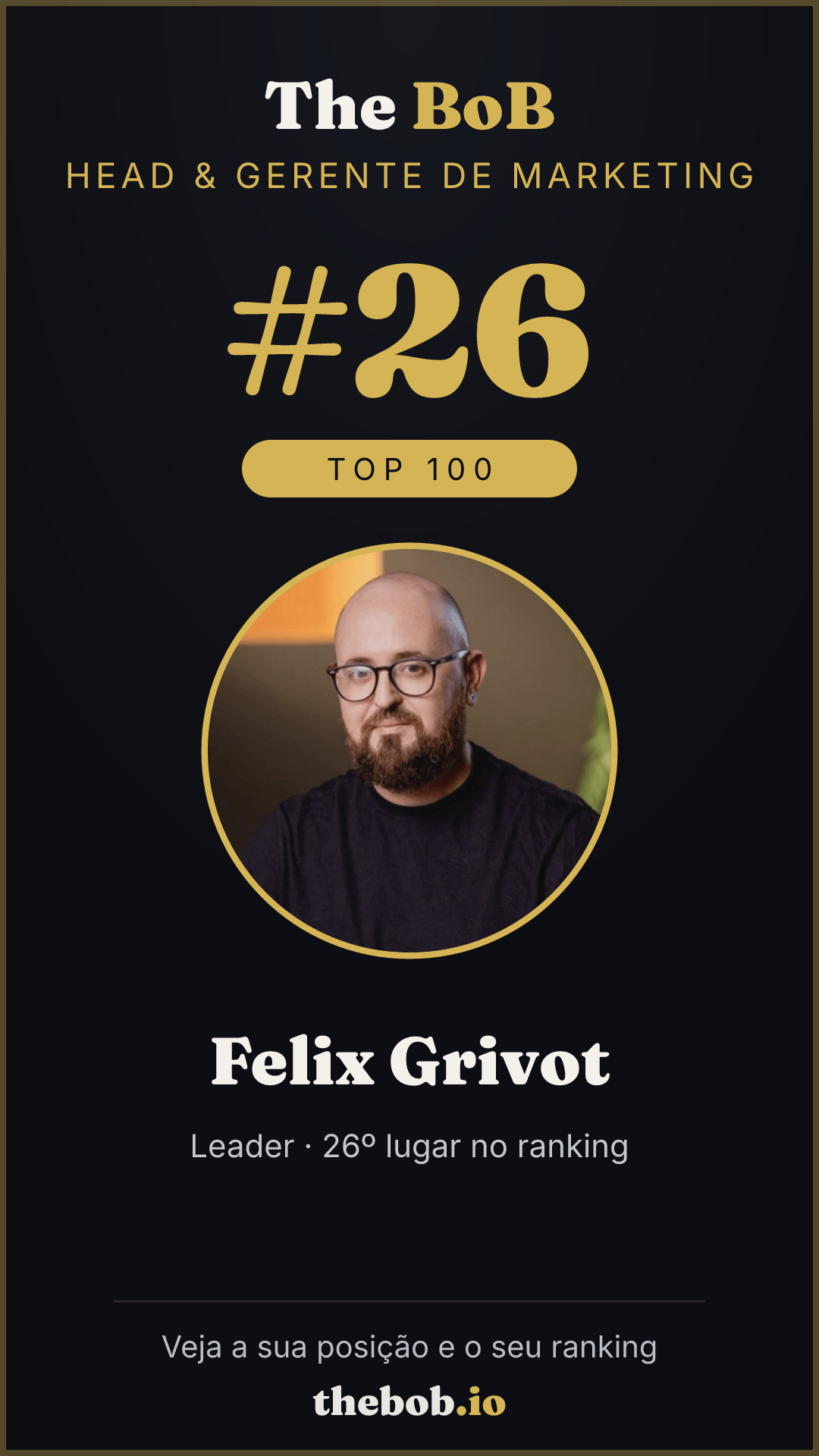Selo The BoB · Felix Grivot