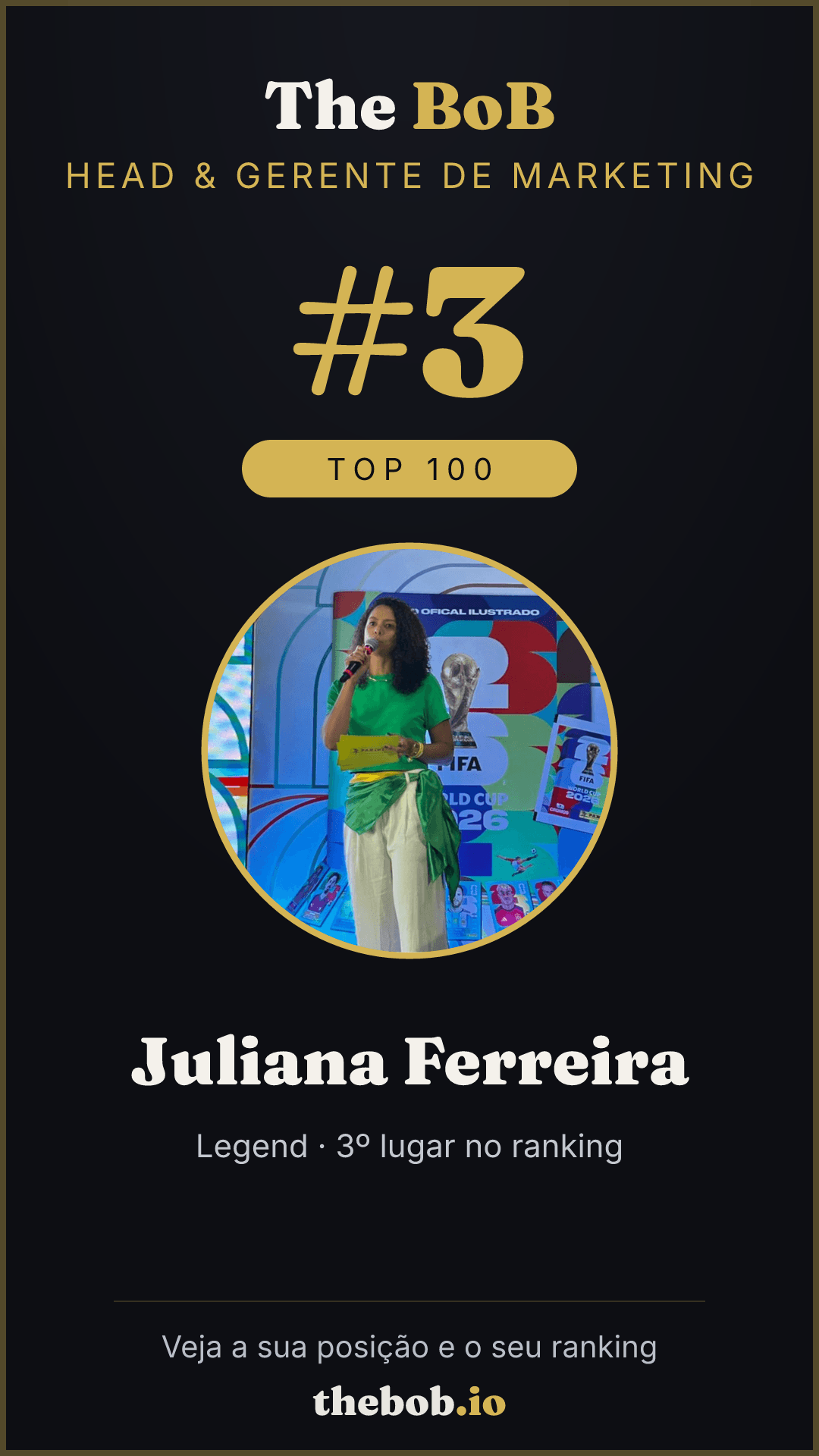 Selo The BoB · Juliana Ferreira