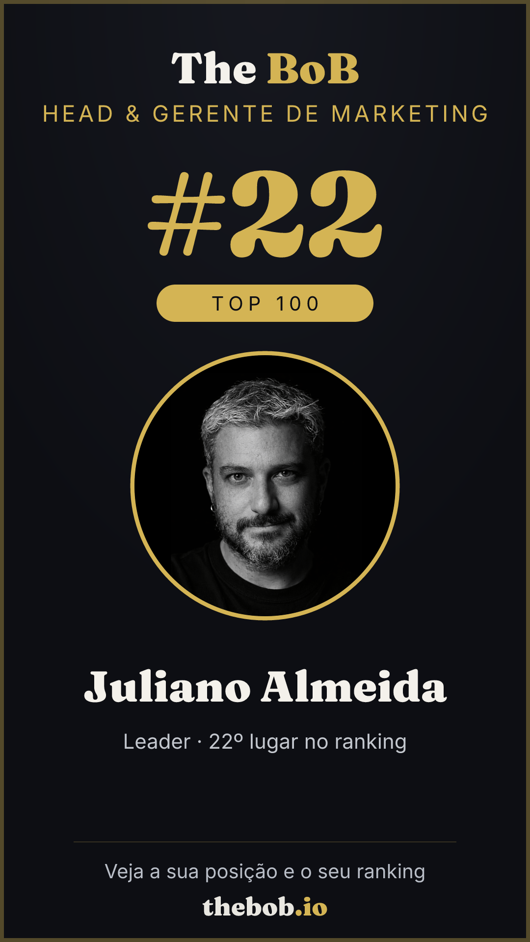 Selo The BoB · Juliano Almeida