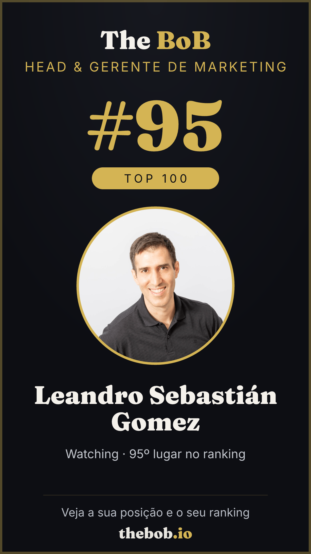 Selo The BoB · Leandro Sebastián Gomez