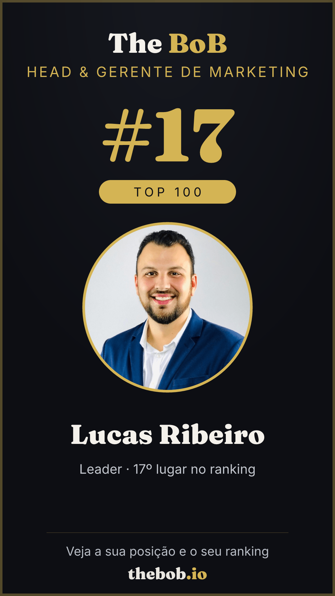 Selo The BoB · Lucas Ribeiro