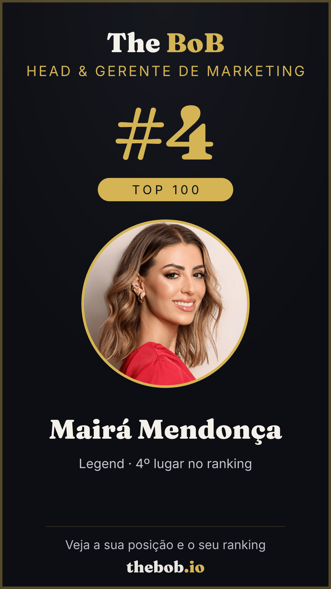 Selo The BoB · Mairá Mendonça