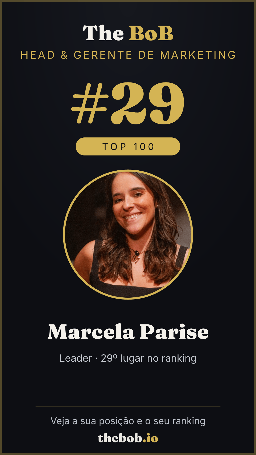 Selo The BoB · Marcela Parise