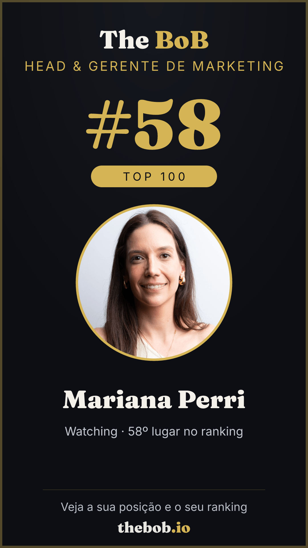 Selo The BoB · Mariana Perri