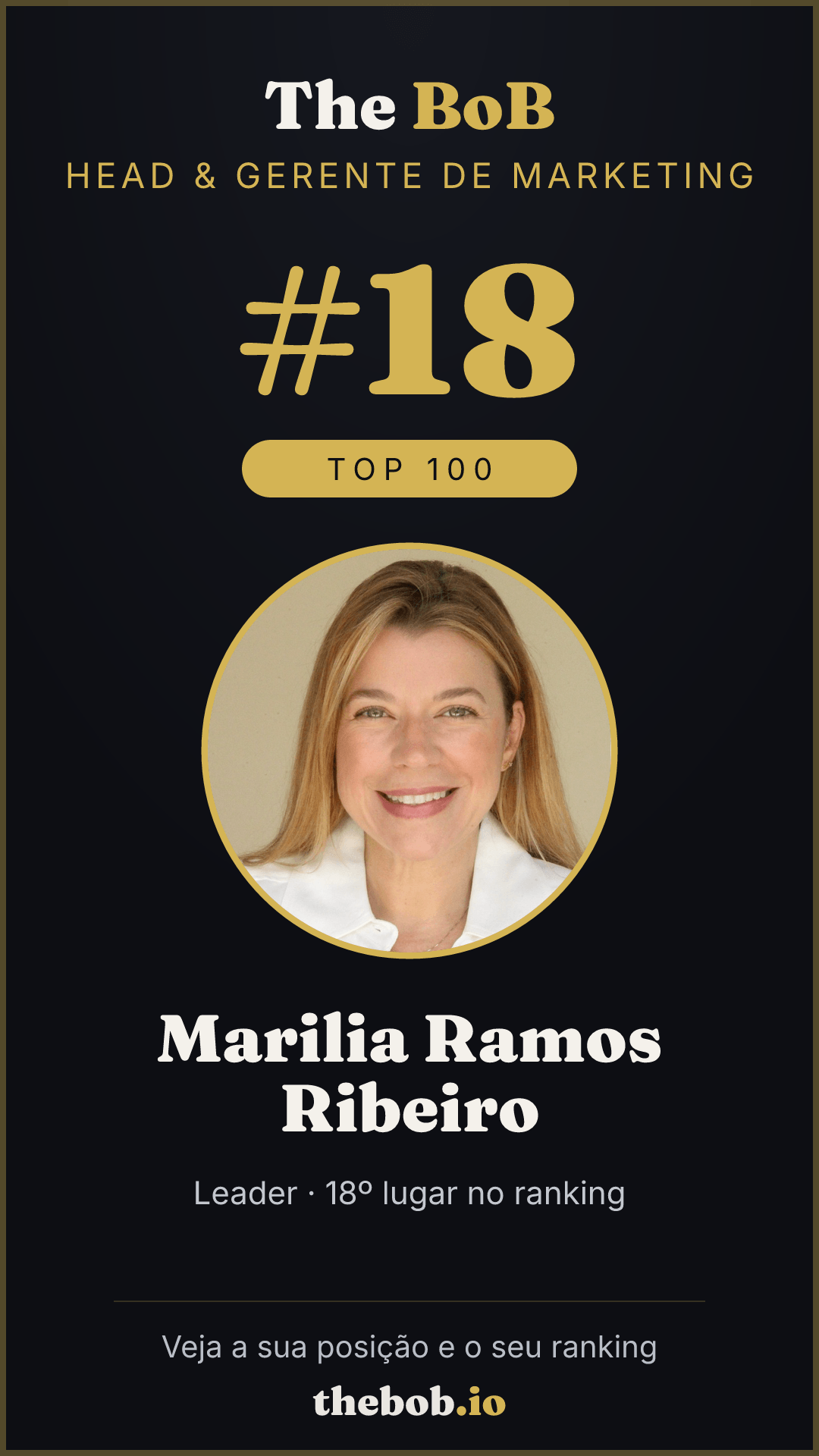 Selo The BoB · Marilia Ramos Ribeiro