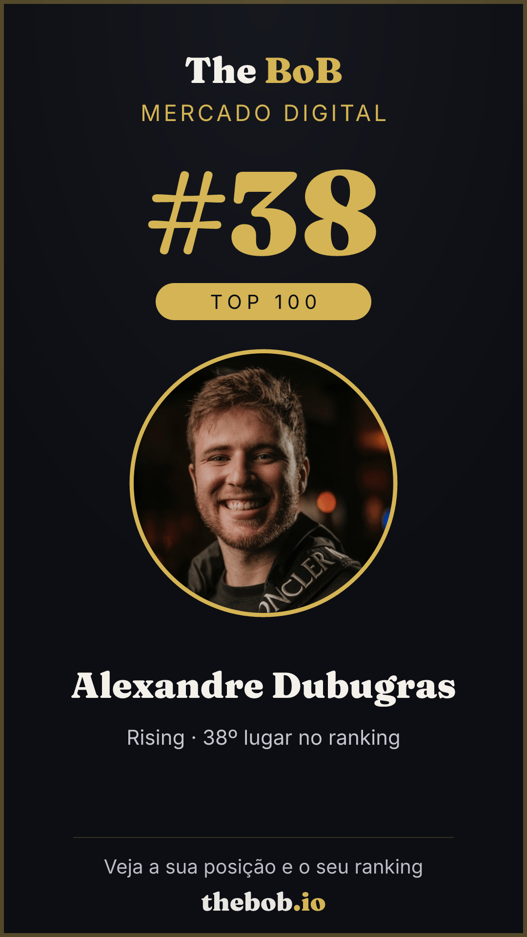 Selo The BoB · Alexandre Dubugras