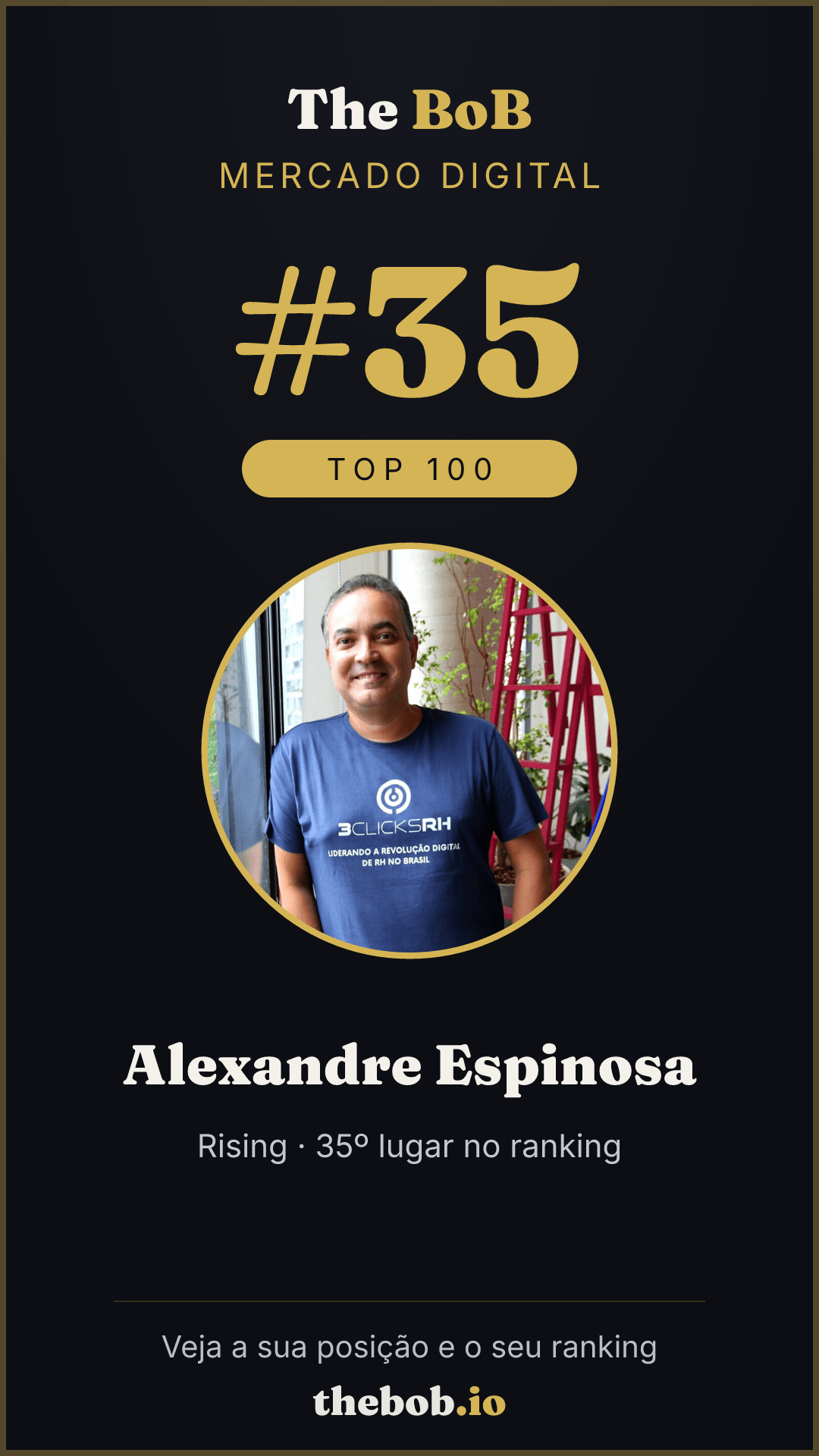 Selo The BoB · Alexandre Espinosa