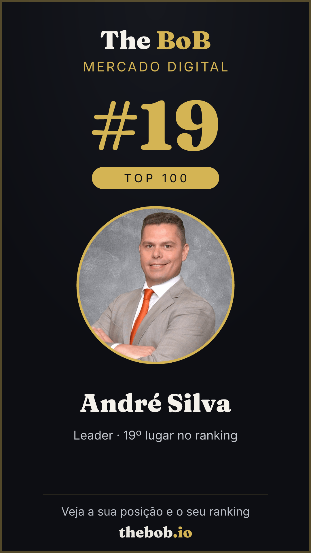 Selo The BoB · André Silva