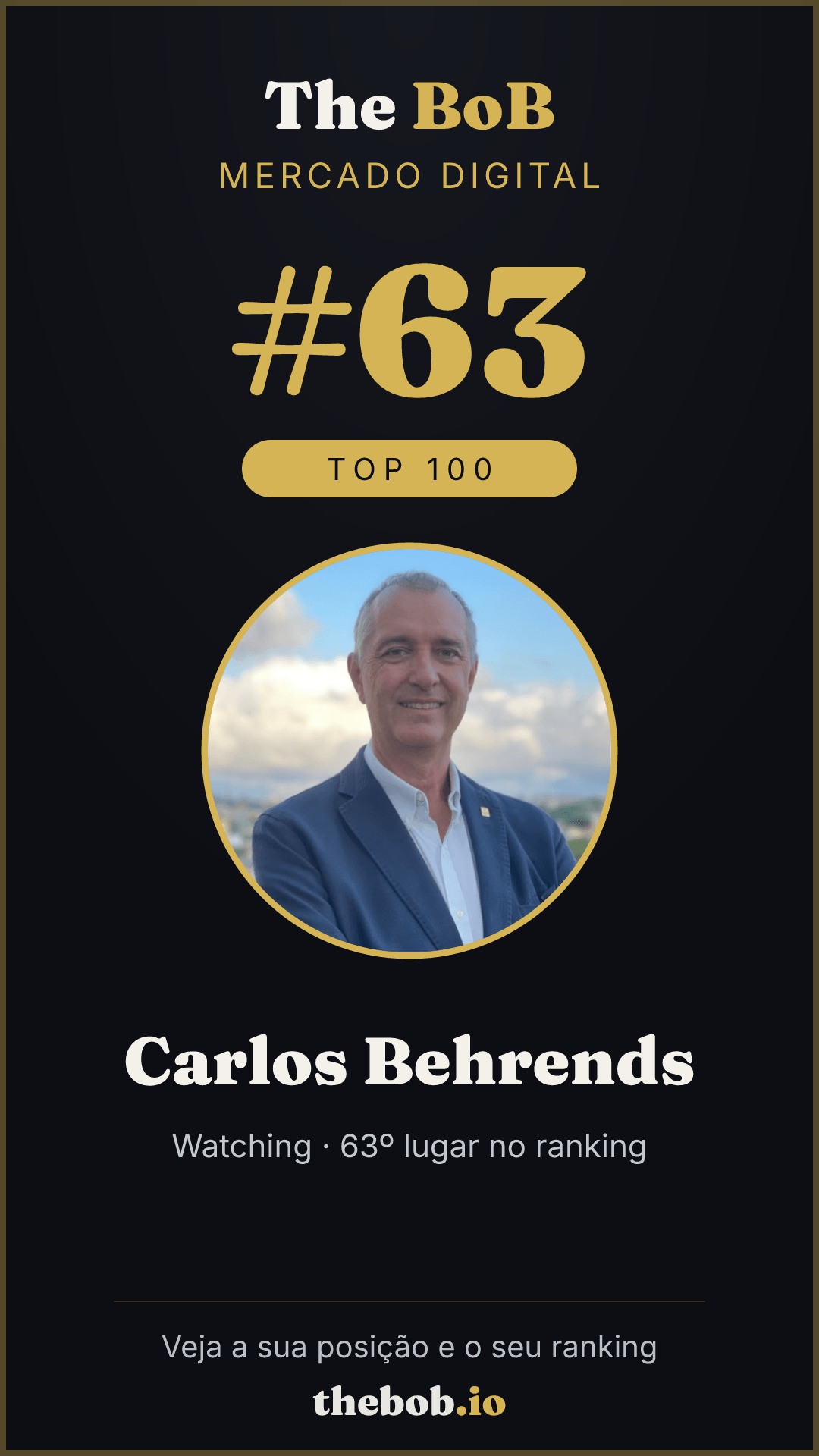 Selo The BoB · Carlos Behrends