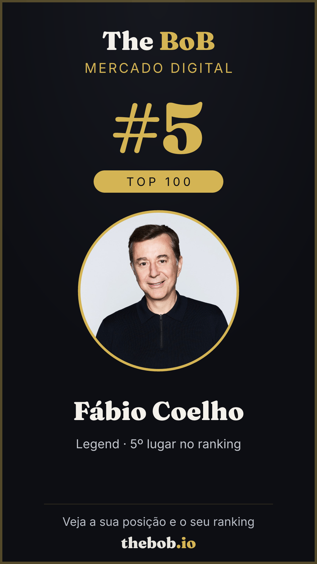 Selo The BoB · Fábio Coelho