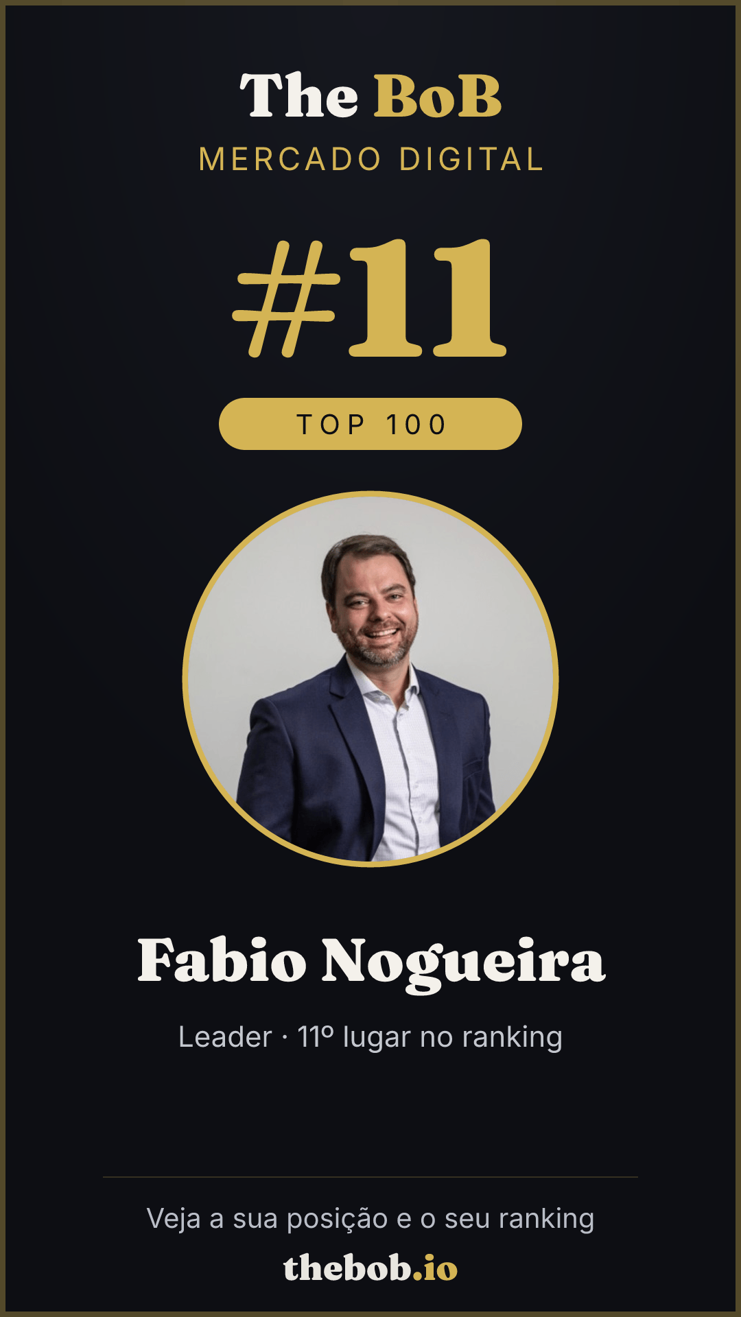 Selo The BoB · Fabio Nogueira