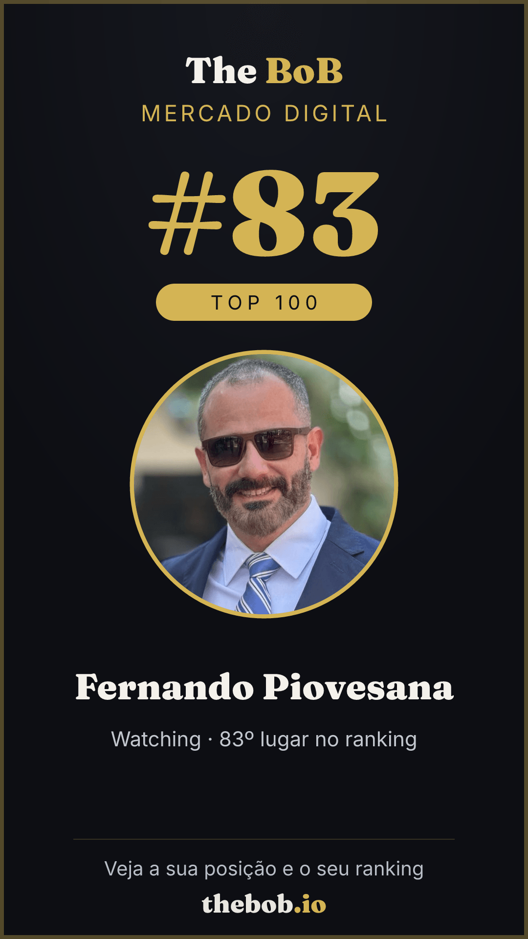 Selo The BoB · Fernando Piovesana