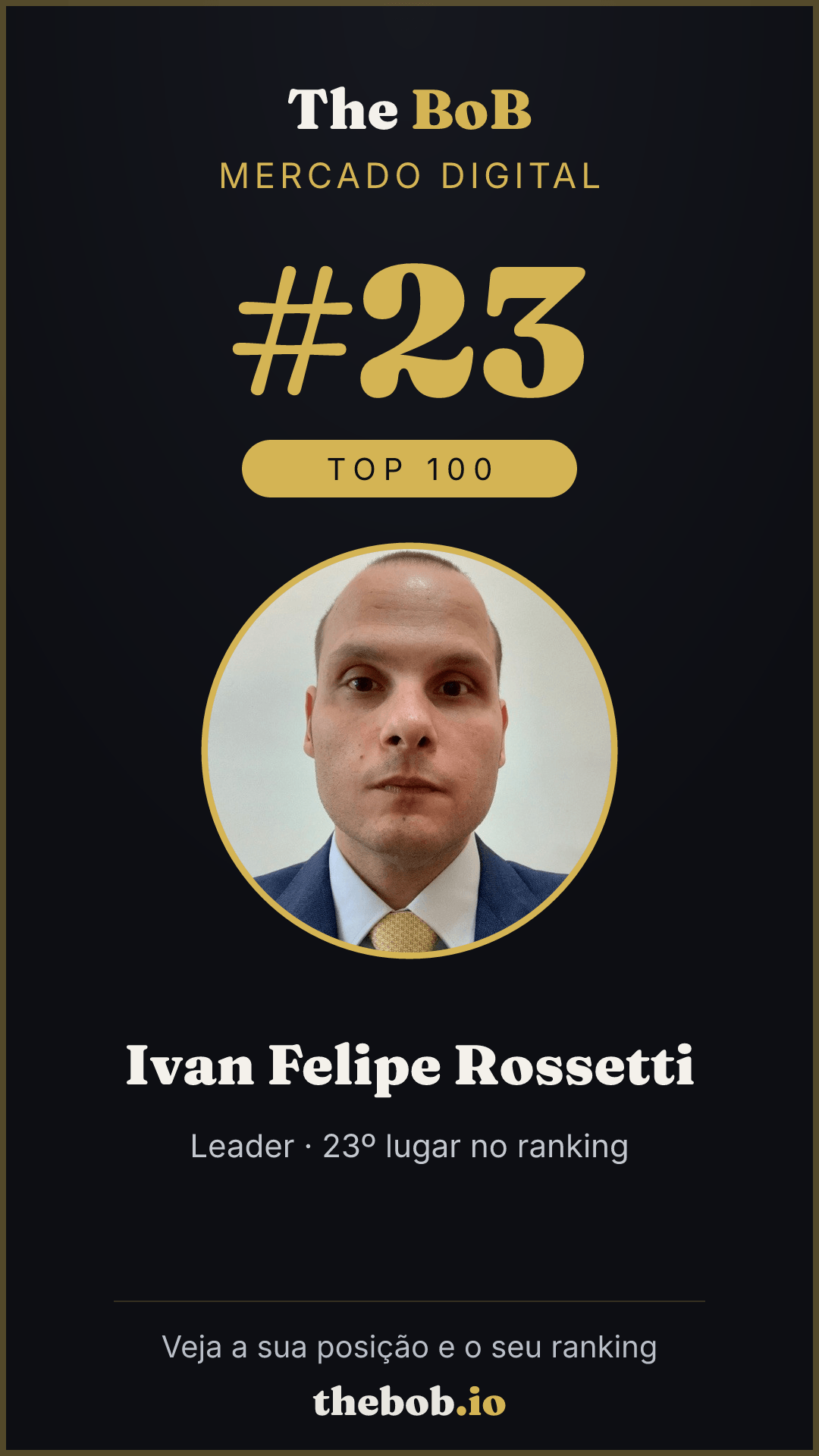 Selo The BoB · Ivan Felipe Rossetti