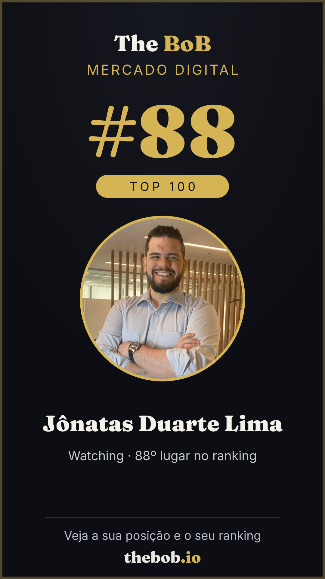 Selo The BoB · Jônatas Duarte Lima