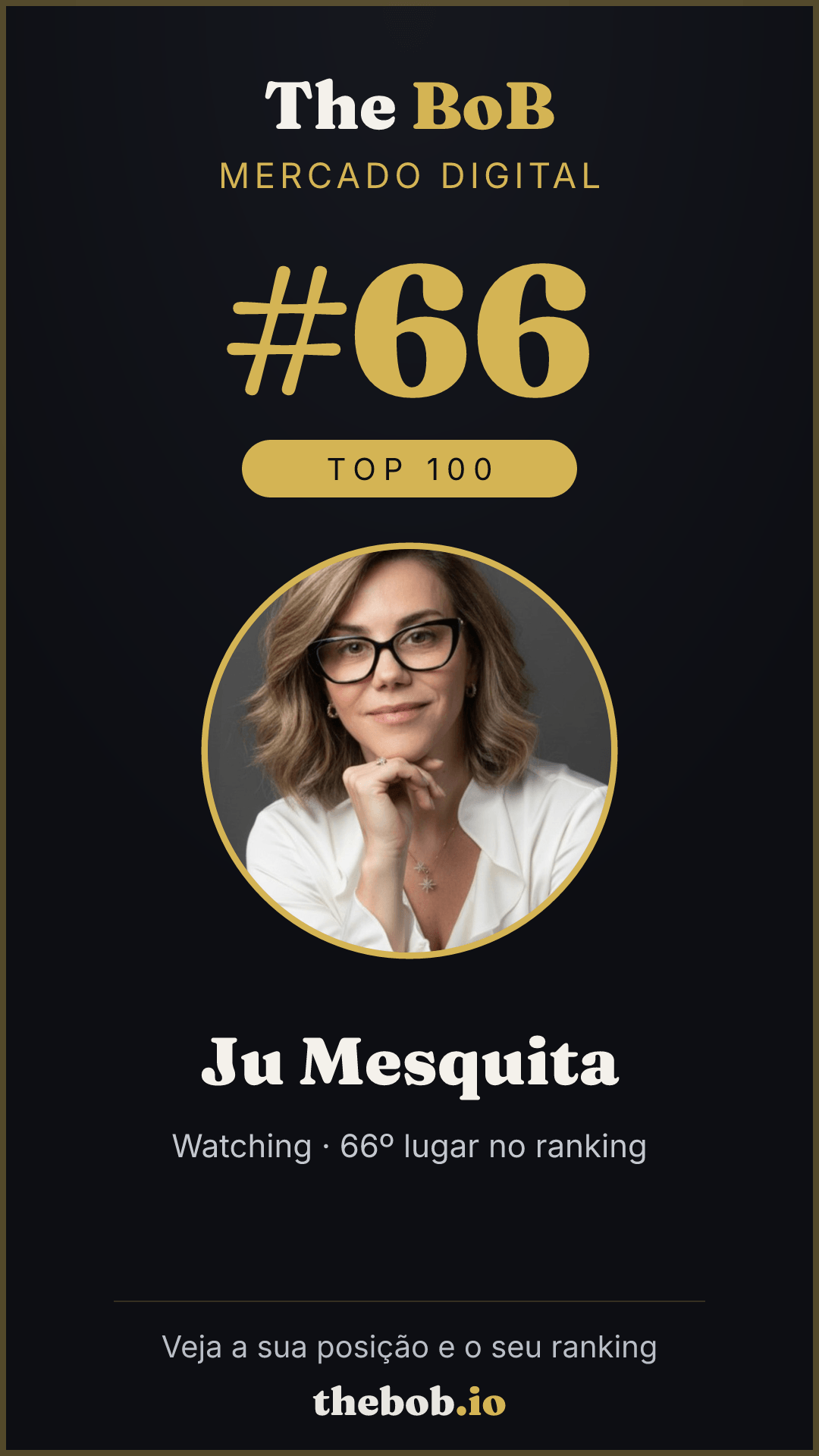 Selo The BoB · Ju Mesquita