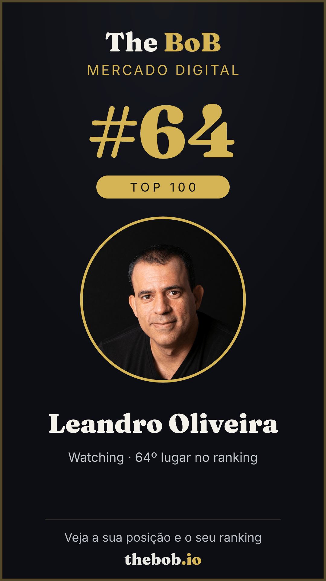 Selo The BoB · Leandro Oliveira