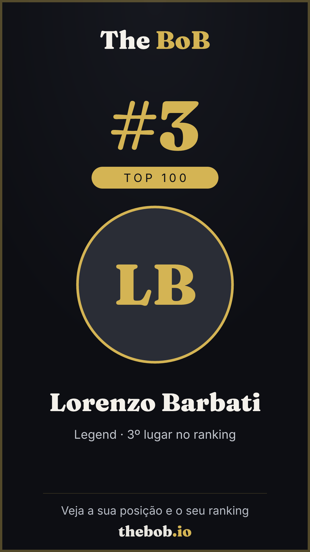 Selo The BoB · Lorenzo Barbati