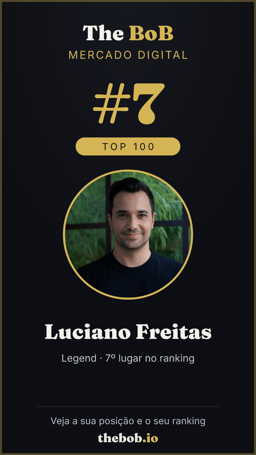 Selo The BoB · Luciano Freitas