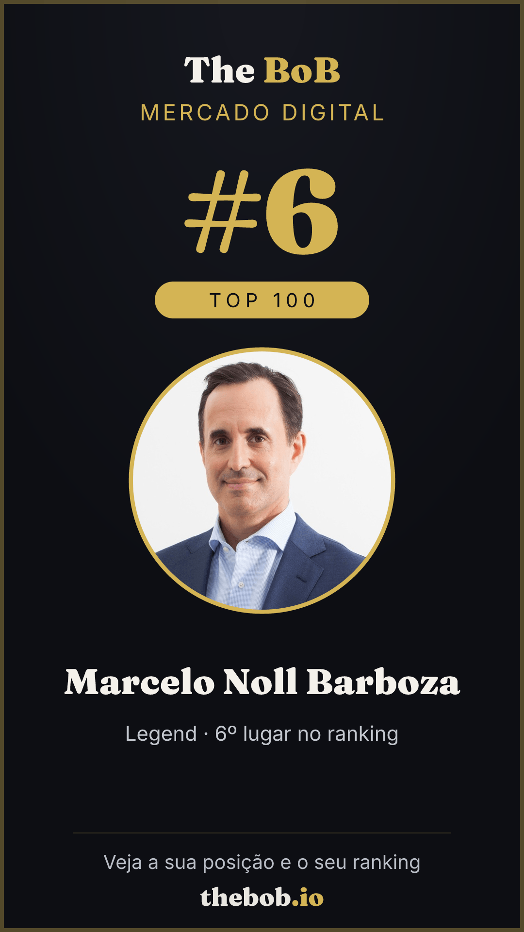 Selo The BoB · Marcelo Noll Barboza