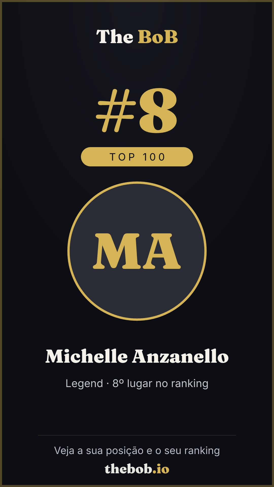 Selo The BoB · Michelle Anzanello