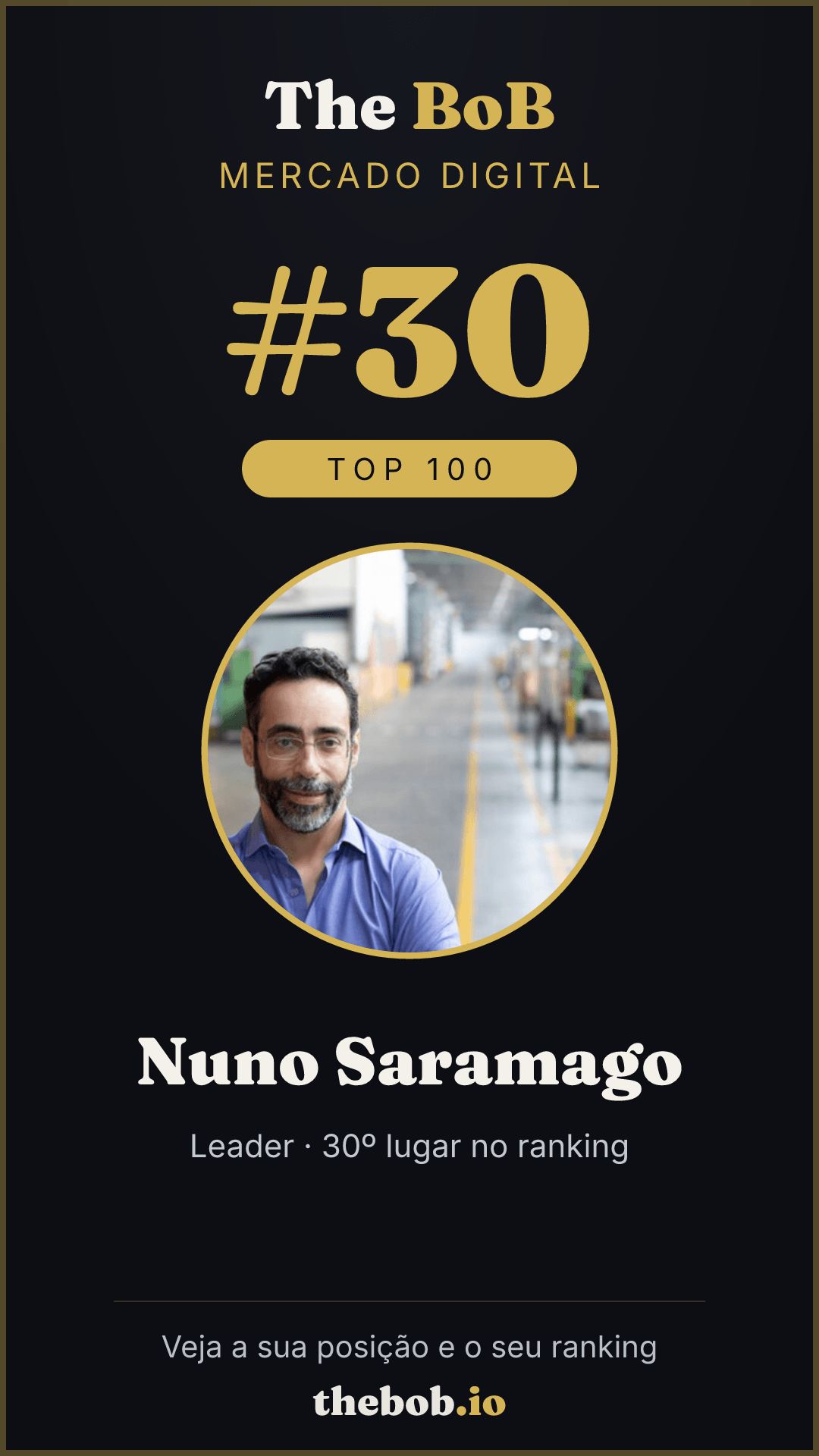 Selo The BoB · Nuno Saramago