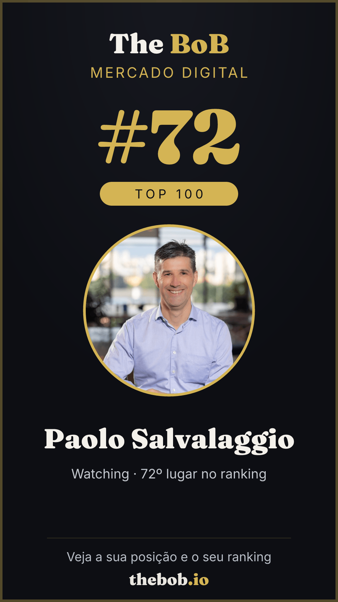Selo The BoB · Paolo Salvalaggio