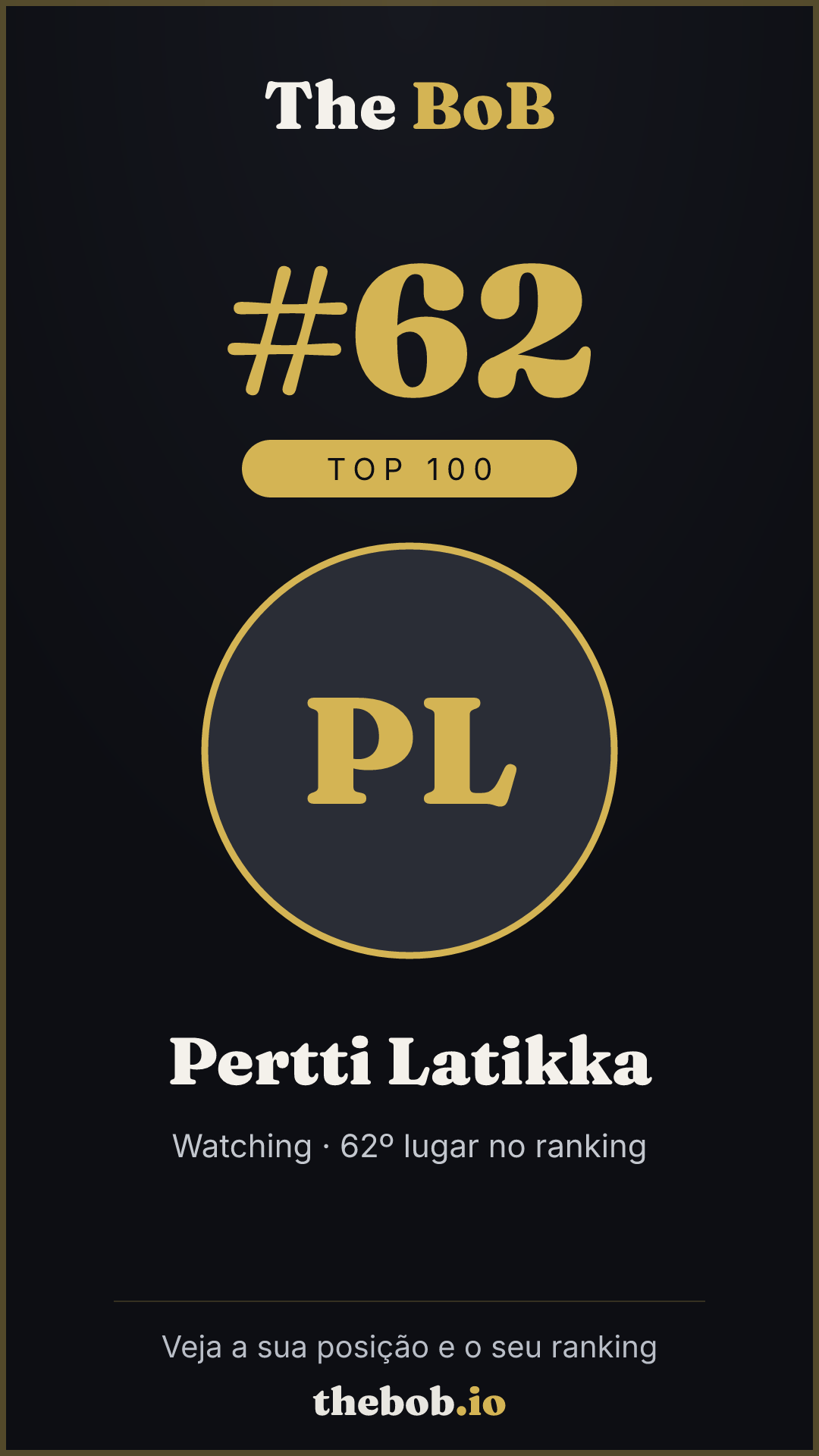 Selo The BoB · Pertti Latikka
