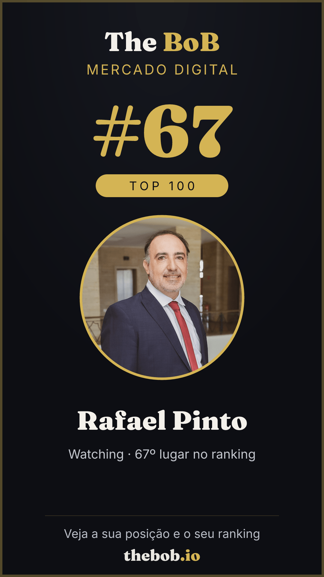 Selo The BoB · Rafael Pinto