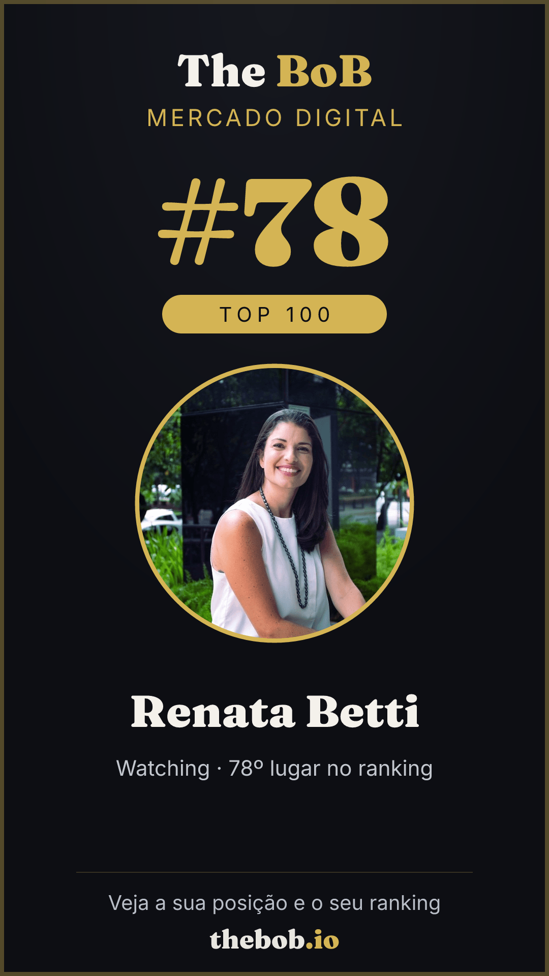 Selo The BoB · Renata Betti