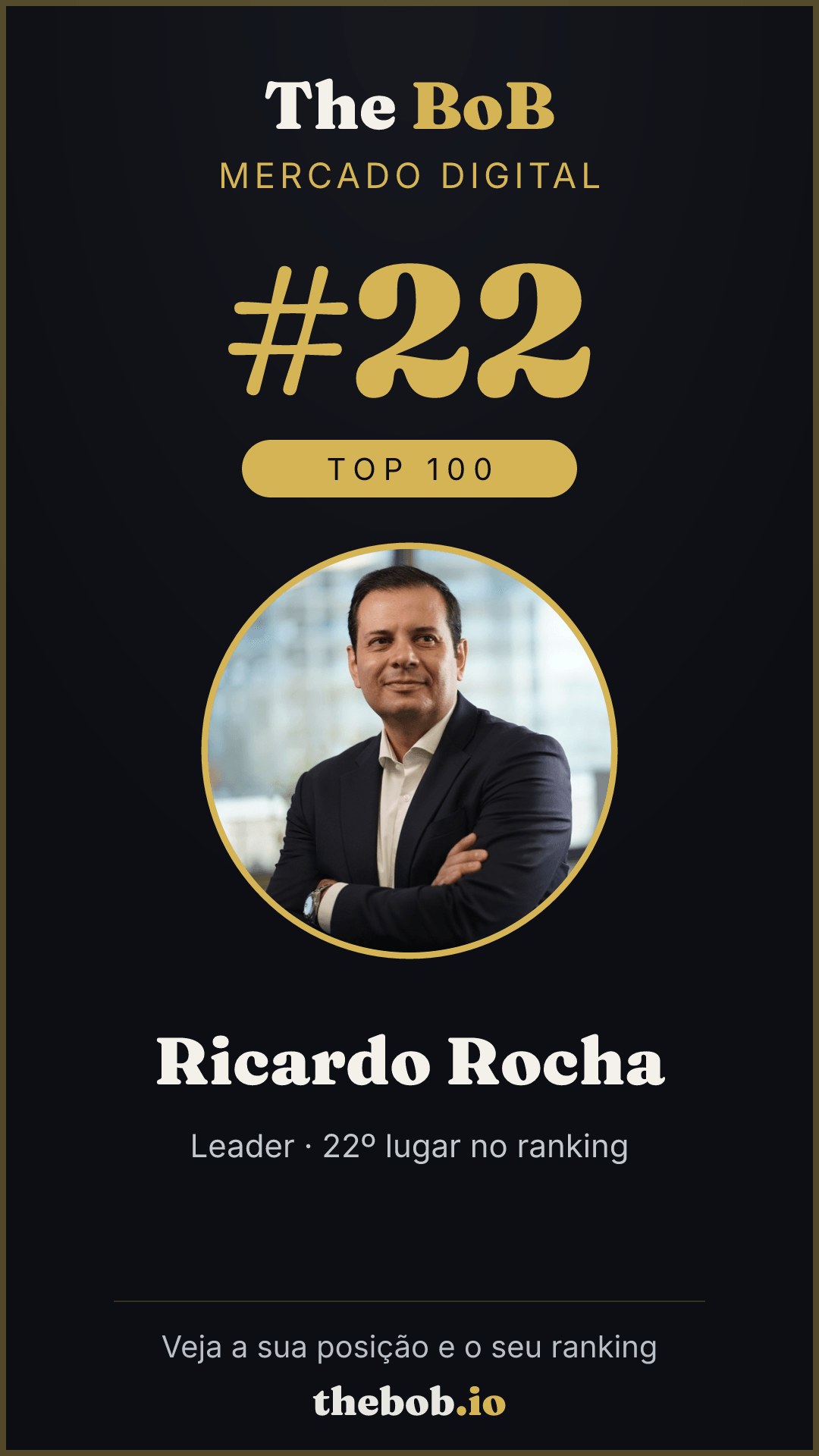 Selo The BoB · Ricardo Rocha