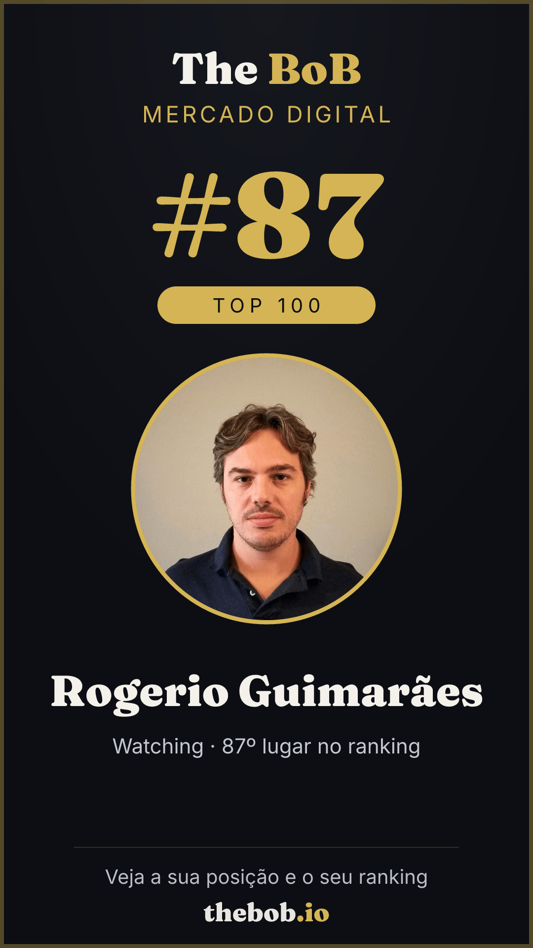 Selo The BoB · Rogerio Guimarães
