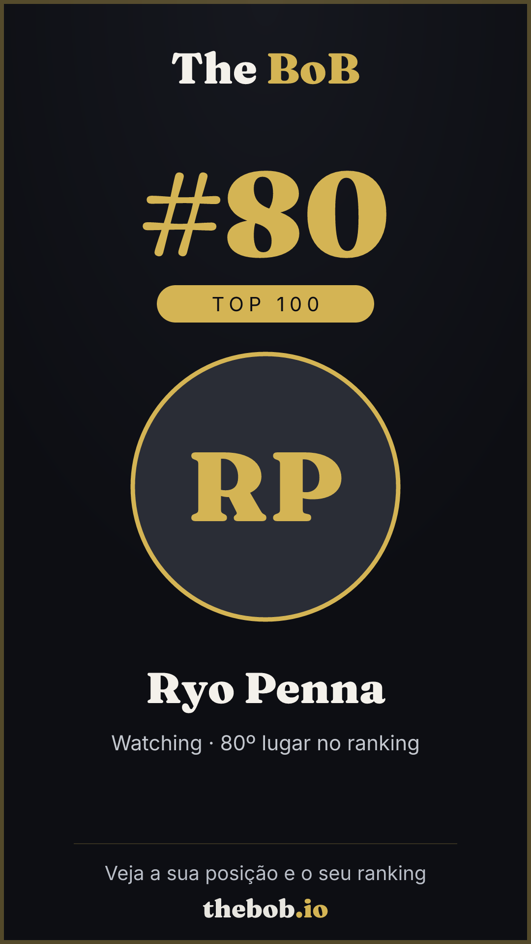 Selo The BoB · Ryo Penna