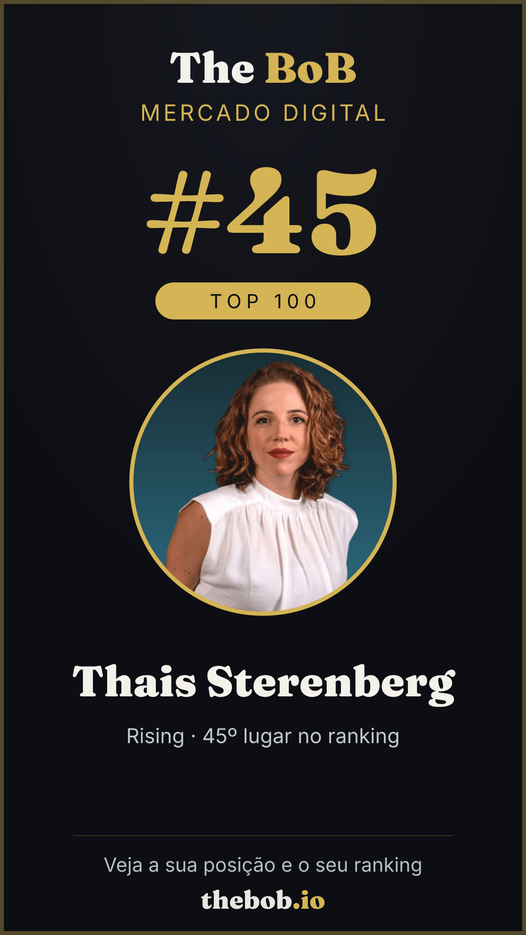 Selo The BoB · Thais Sterenberg