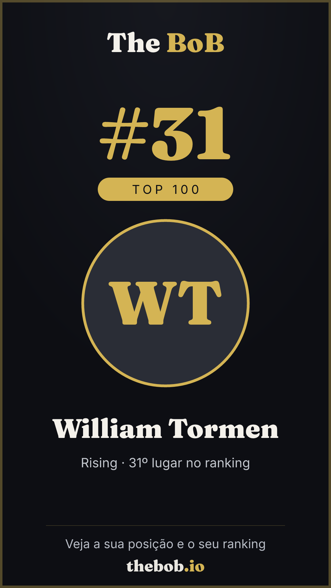Selo The BoB · William Tormen