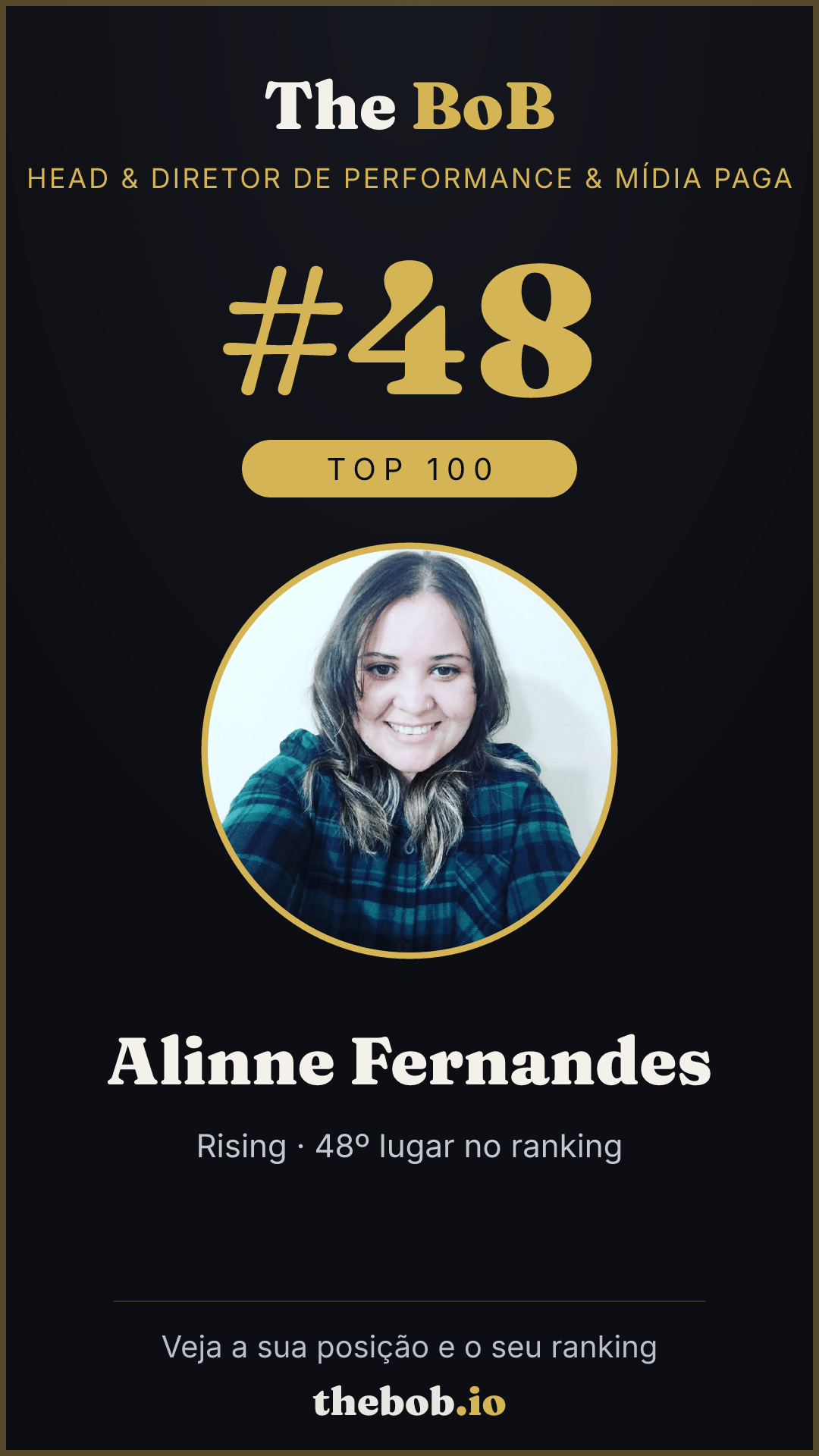 Selo The BoB · Alinne Fernandes
