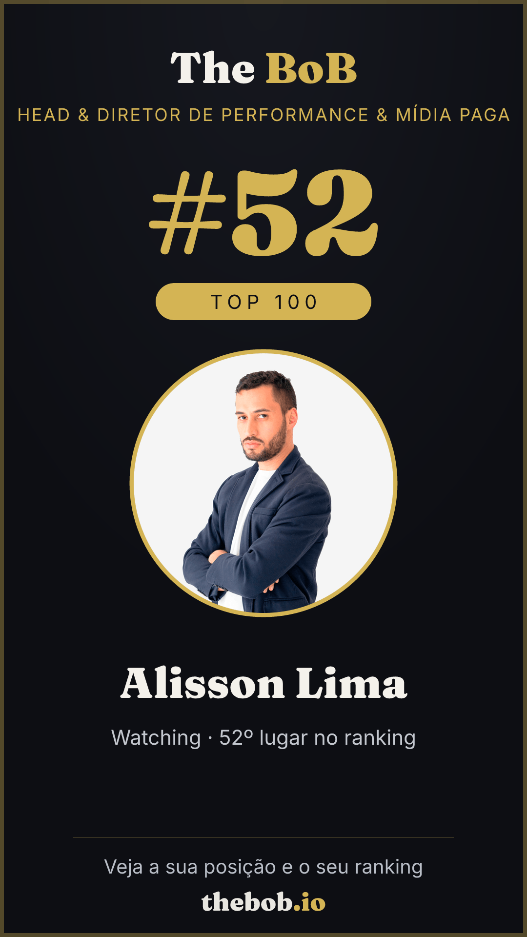 Selo The BoB · Alisson Lima