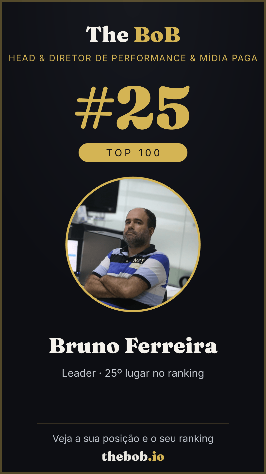 Selo The BoB · Bruno Ferreira