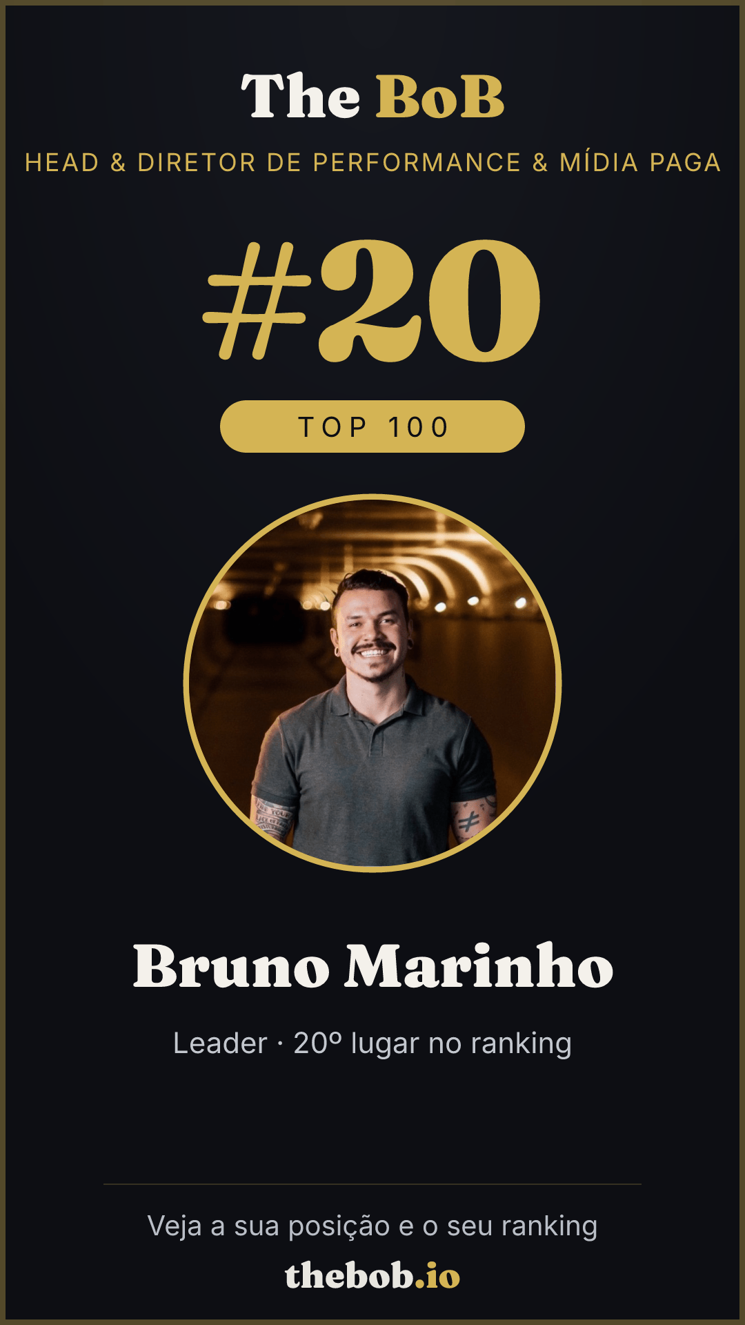 Selo The BoB · Bruno Marinho