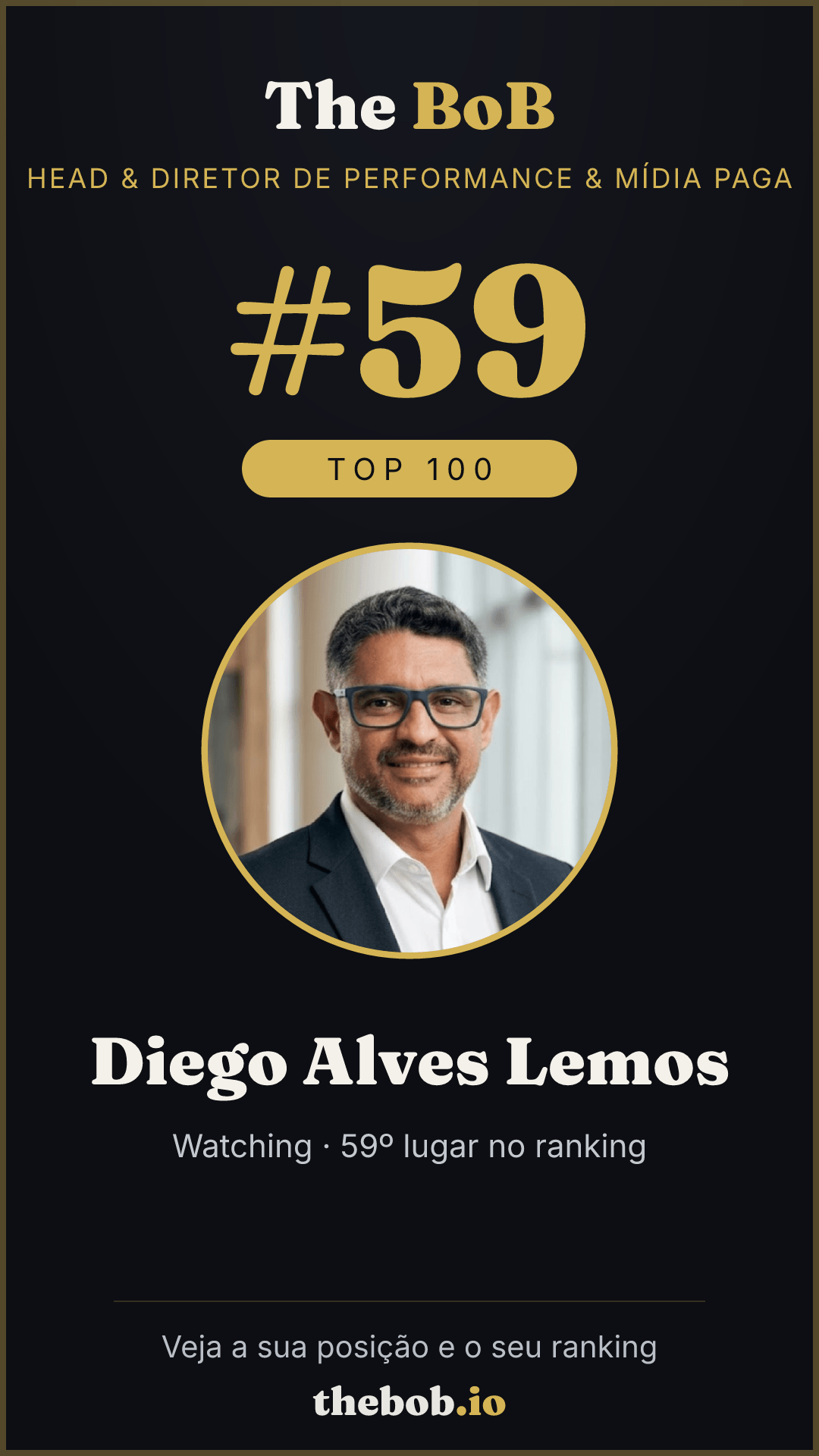 Selo The BoB · Diego Alves Lemos